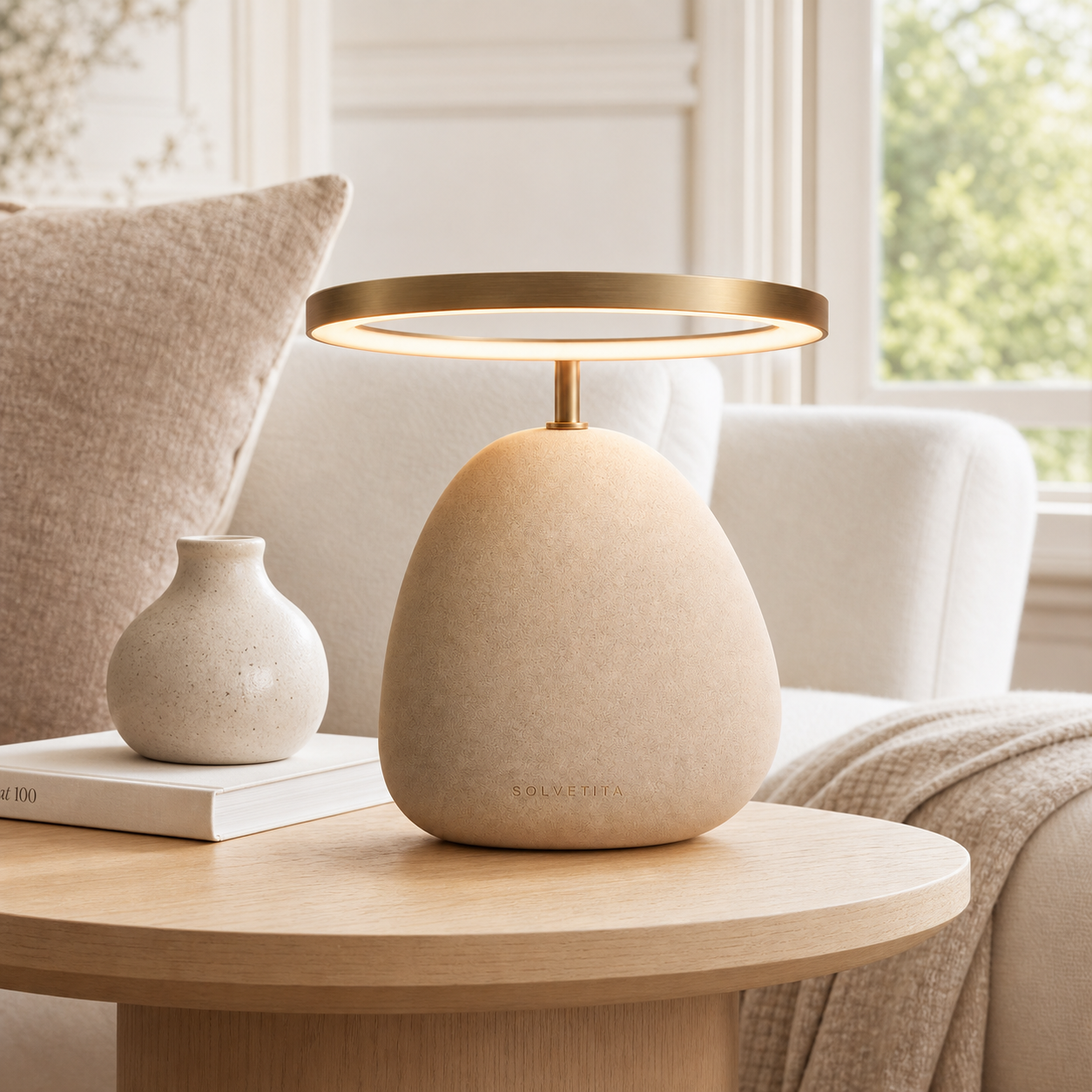 Halo Pebble Table Lamp