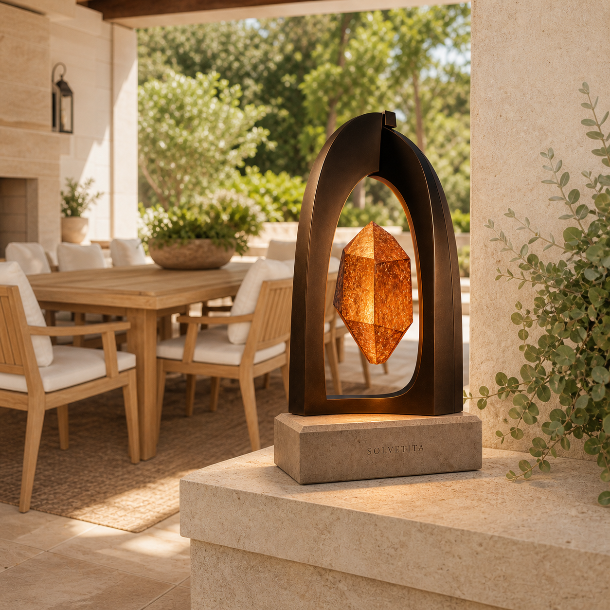 Ember Arch Patio Lantern