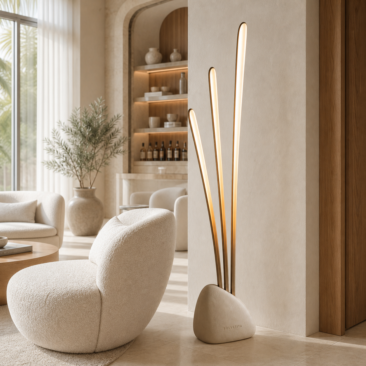 Aurora Reed Floor Accent