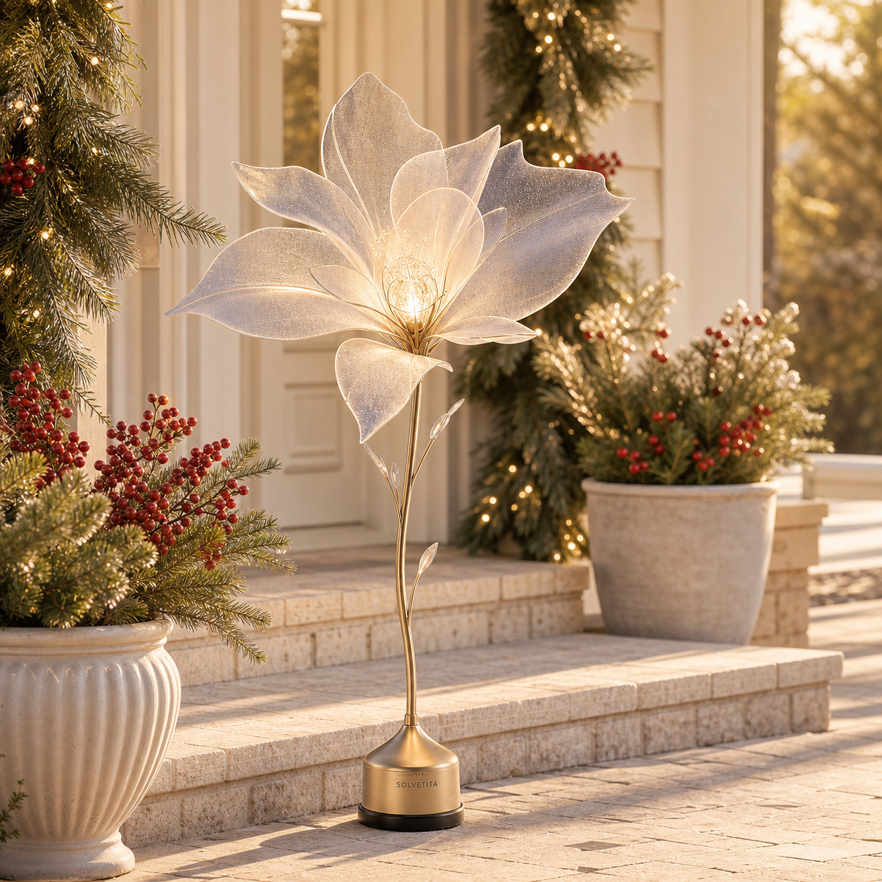 Frostbloom Holiday Stake